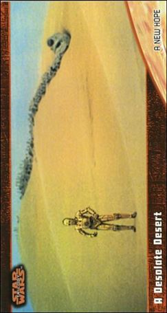 Star Wars Trilogy Widevision (Base Set) card 4 A Desolate Desert