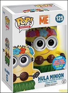 POP! Movies figure 125-B Hula Minion (GITD) NYCC 2015 1/1500