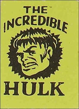 Marvel Mini-Books: The Incredible Hulk issue nn-C Lime Green Cover