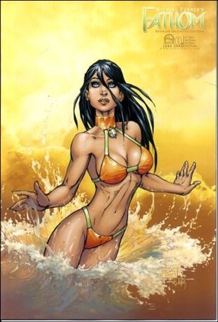 Michael Turner's Fathom (2008) issue 0-B Michael Turner 1:15 Cover
