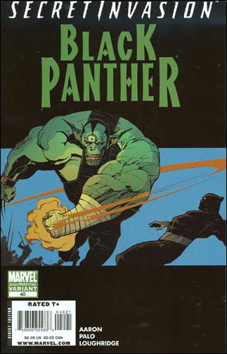 Black Panther (2005) issue 40-B Jefte Palo Cover (2nd Printing)