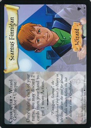Harry Potter: Quidditch Cup (Base Set) card 25 Seamus Finnigan
