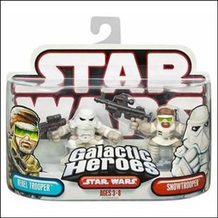 Star Wars: Galactic Heroes figure 38 Rebel Trooper and Snowtrooper