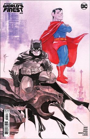 Batman/Superman: World's Finest issue 25-C Dustin Nguyen Cardstock Cover