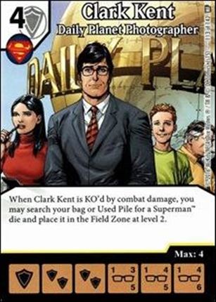 DC Comics Dice Masters World's Finest card 113 Clark Kent: Daily Planet Reporter