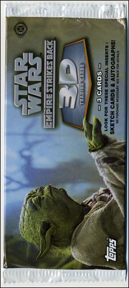 Empire Strikes Back 3D Widevision card 2 Sealed Hobby Pack