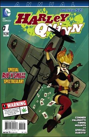 Harley Quinn Annual issue 1-D Unbagged Ant Lucia US Bombshells Cover