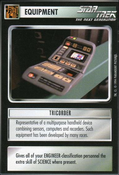 Star Trek: Premiere Unlimited (Base Set) card 65 Tricorder