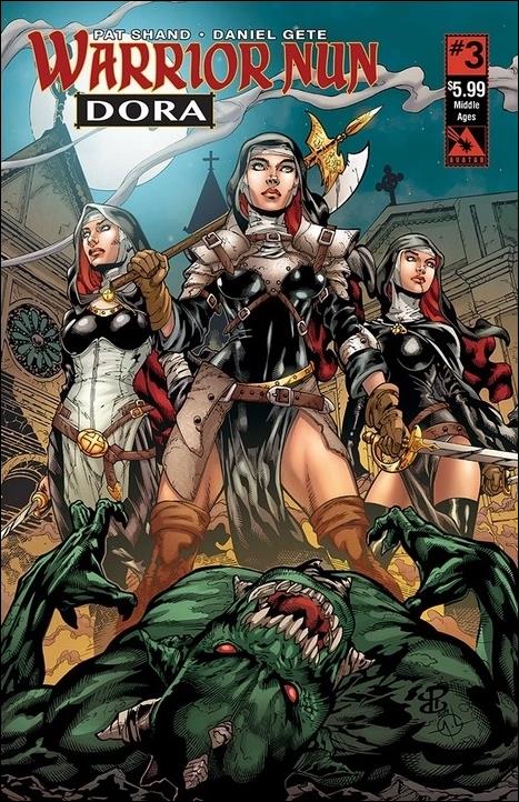 Warrior Nun Dora issue 3-F Renato Camilo Middle Ages Cover