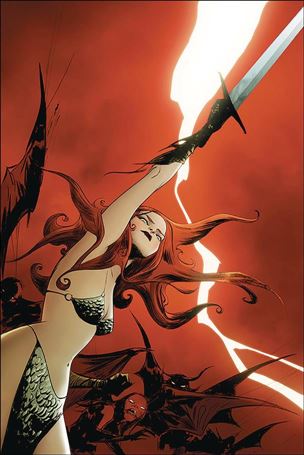 Vampirella / Red Sonja issue 8-L Jae Lee Virgin Cover
