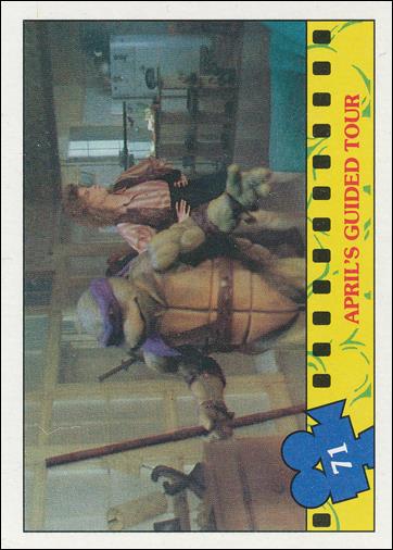 Teenage Mutant Ninja Turtles Movie (Base Set) card 71 April's Guided Tour