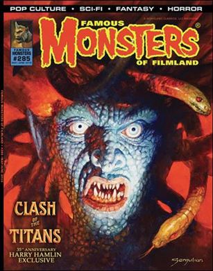 Famous Monsters of Filmland issue 285-B Sanjulian Diamond Cover
