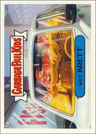 Garbage Pail Kids All-New Series 2 (Base Set)   card 37b Wet Brett