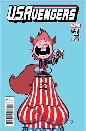 U.S.Avengers issue 1-B Skottie Young Baby Cover