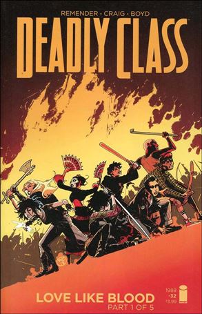 Deadly Class issue 32 Wes Craig Cover