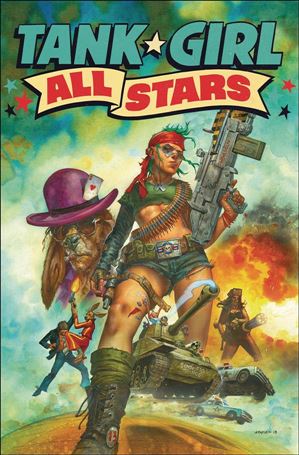Tank Girl All Stars issue 4-B Greg Staples Cover
