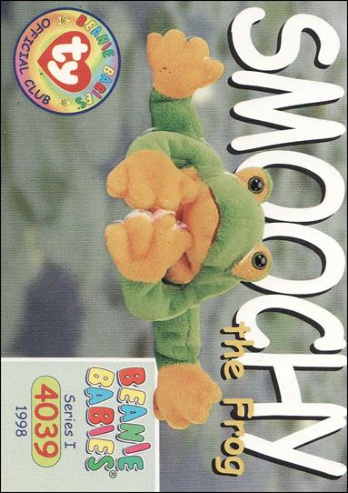 Beanie Babies Series 1 (Base Set) card 118 Smoochy the Frog