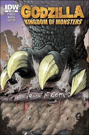 Godzilla: Kingdom of Monsters issue 1-MI Bell Book & Comic Cover 1/500