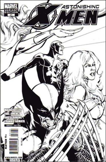 Astonishing X-Men (2004) issue 31-C Phil Jimenez Wraparound Sketch 1:100 Cover
