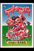 Garbage Pail Kids: Series 09 (Base Set) card 353b Bubbly Babs