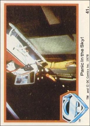 Superman (Movie) Series 1 (Base Set) card 41 Panic in the Sky!
