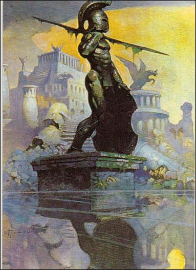 Frazetta (Base Set) card 38 Atlantis