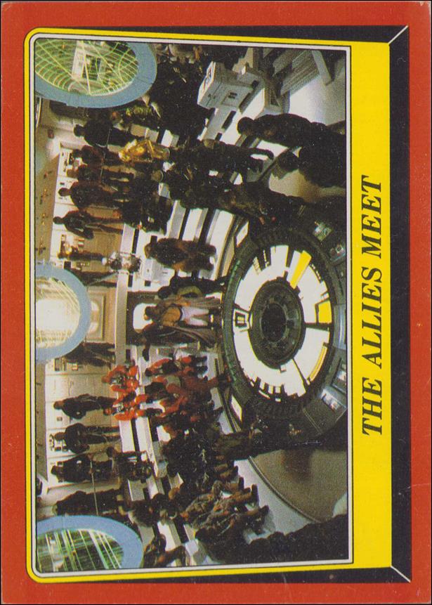 Star Wars: Return of the Jedi: Series 1 (Base Set) card 60 The Allies Meet