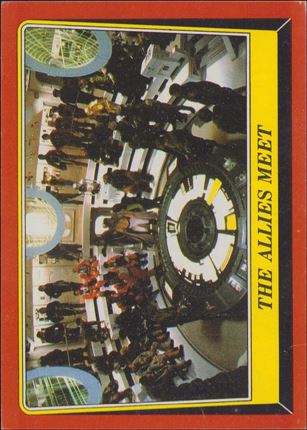 Star Wars: Return of the Jedi: Series 1 (Base Set) card 60 The Allies Meet
