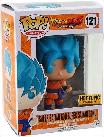 POP! Animation figure '121' Super Saiyan God Super Saiyan Goku Hot Topic