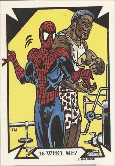 Todd McFarlane Super Heroes: Series 1 (Base Set) card 16 Who, Me?