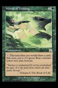 Magic the Gathering: Onslaught (Base Set) card 305 Words of Wilding
