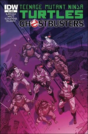 Teenage Mutant Ninja Turtles/Ghostbusters issue 2 Dan Schoening Cover