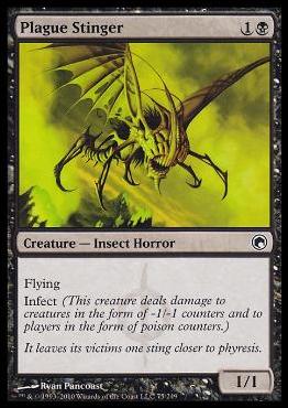 Magic the Gathering: Scars of Mirrodin (Base Set) card 75 Plague Stinger