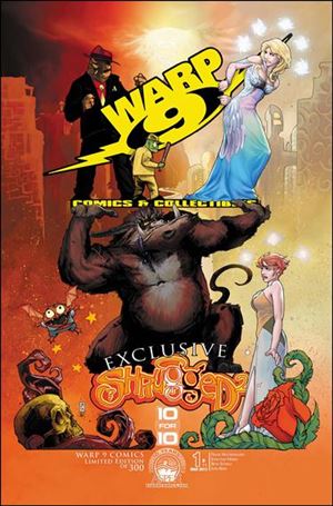 Shrugged (2013) issue 1-D11 Jonathan Marks Warp 9 Comics Cover 1/300