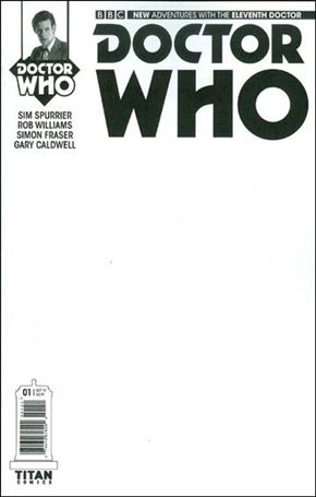 Doctor Who: The Eleventh Doctor Year Two issue 1-E Blank/Sketch Cover