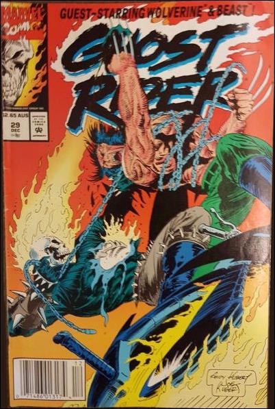 Ghost Rider (1990) issue 29-B Australian Price Cover