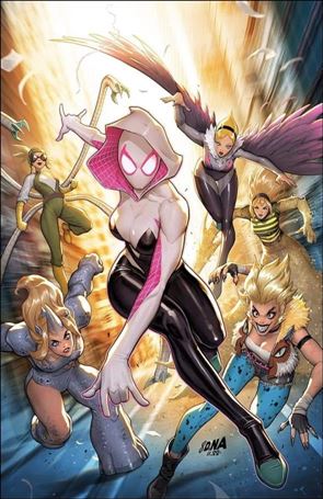 Spider-Gwen: Shadow Clones issue 2-K David Nakayama Comic Kingdom Creative Virgin Cover