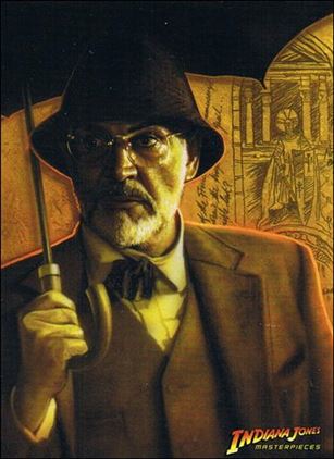 Indiana Jones Masterpieces (Base Set) card 8 Dr. Henry Jones Sr.