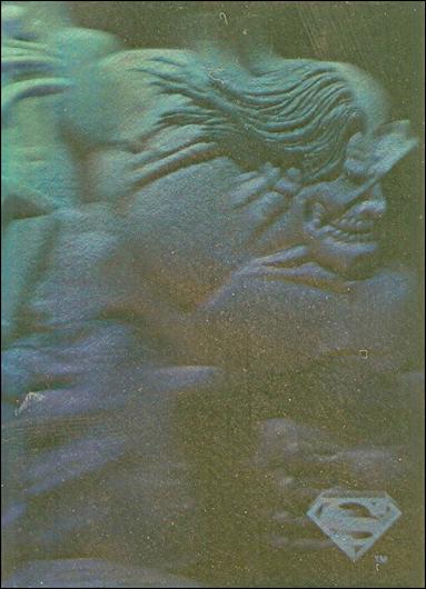 Superman Holo Series (Gold Hologram Parallel Base Set) card 25 Man of Machines 