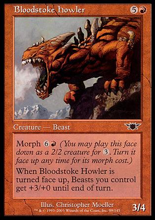Magic the Gathering: Legions (Base Set) card 89 Bloodstoke Howler