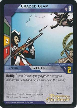 Pirates of the Caribbean - Dead Man's Chest (Base Set) card PDC062 Crazed Leap
