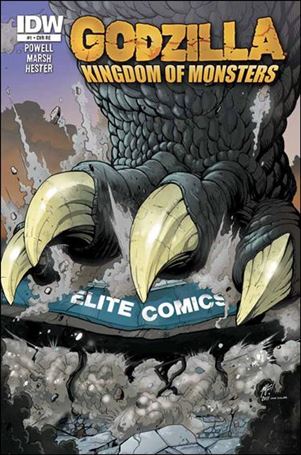 Godzilla: Kingdom of Monsters issue 1-NG Elite Comics Cover 1/500