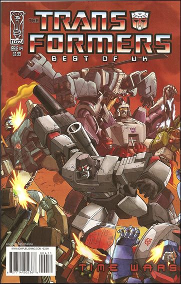 Transformers: Best of UK: Time Wars issue 4 Dan Khanna Cover