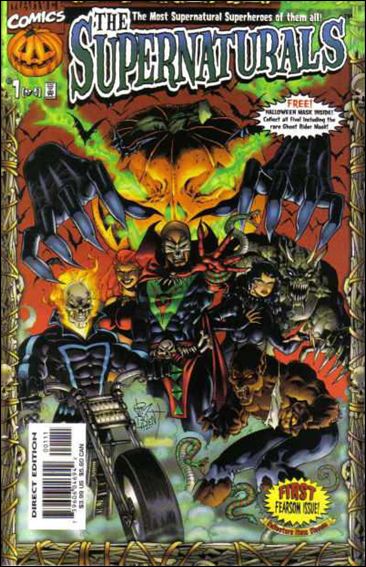 Supernaturals issue 1-C Ghost Rider Mask Insert