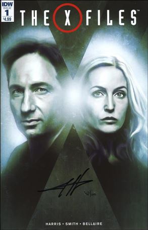 X-Files (2016) issue 1-G DF Menton3 Cover (Signed by Joe Harris) 1/100
