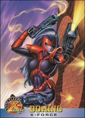 1996 Fleer X-Men Wal-Mart (Base Set) card 22 Domino