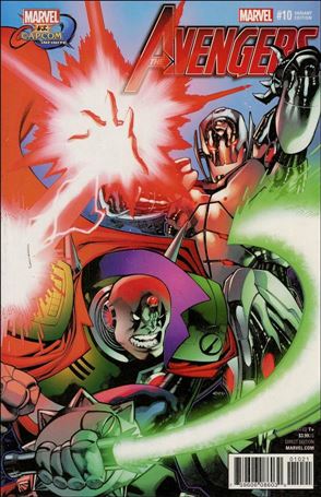 Avengers (2017) issue 10-B Chris Stevens Marvel vs Capcom Cover