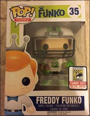 Pop! Funko - Freddy Funko figure 35 Freddy Funko (Seattle Seahawks Green) SDCC 1/196