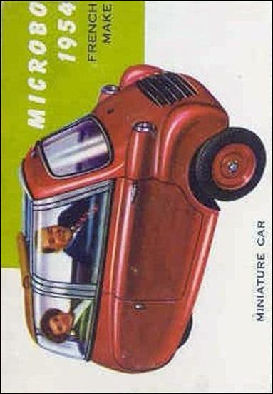 World on Wheels (Base Set) card 167 Microbo Miniature Car 1954