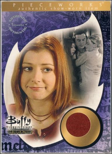 Buffy the Vampire Slayer: Memories (Pieceworks Subset) card PW7 Top Worn By Alyson Hannigan As Willow